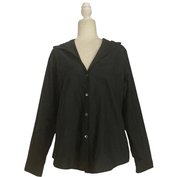 Peter O. Mahler Hooded Ultra Lightweight Rain Jacket  Black Made in Germany - Picture 1 of 11